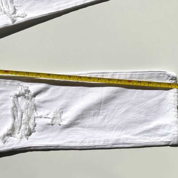 Rolla's Women's Original Straight High Rise Jeans, Layla White Sz 28 - Picture 7 of 8